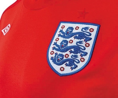 Camiseta de la Selección de Inglaterra Mundial Sudáfrica 2010 Segunda Equipación