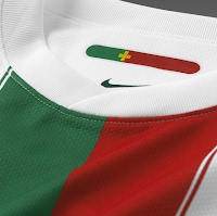Camiseta de la Selección de Portugal Mundial Sudáfrica 2010 Segunda Equipación