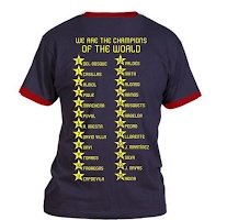 Camiseta Conmemorativa Campeones del Mundo Azul