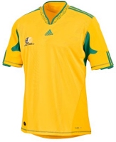 Camiseta de la Selección de Sudáfrica Mundial Sudáfrica 2010