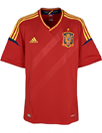 Camiseta de la selección Española para la Eurocopa 2012