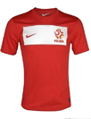 Camiseta de la segunda equipación de la selección de Polonia para la Eurocopa 2012