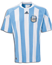 Camiseta de la selección de Argentina para el Mundial de Sudáfrica 2010