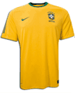 Camiseta de la selección de Brasil para el Mundial de Sudáfrica 2010