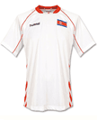 Camiseta de la segunda equipación de la selección de Corea del Norte para el Mundial de Sudáfrica 2010