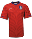 Camiseta de la selección de Corea del Sur para el Mundial de Sudáfrica 2010