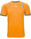 Camiseta de la selección de Costa de Marfil para el Mundial de Sudáfrica 2010