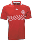 Camiseta de la selección de Dinamarca para el Mundial de Sudáfrica 2010