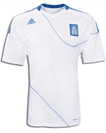 Camiseta de la segunda equipación de la selección de Grecia para el Mundial de Sudáfrica 2010