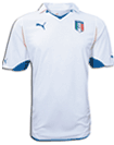 Camiseta de la segunda equipación de la selección de Italia para el Mundial de Sudáfrica 2010