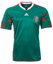 Camiseta de la selección de México para el Mundial de Sudáfrica 2010
