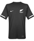 Camiseta de la segunda equipación de la selección de Nueva Zelanda para el Mundial de Sudáfrica 2010
