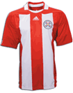 Camiseta de la selección de Paraguay para el Mundial de Sudáfrica 2010