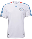 Camiseta de la segunda equipación de la selección de Paraguay para el Mundial de Sudáfrica 2010