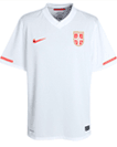 Camiseta de la segunda equipación de la selección de Serbia para el Mundial de Sudáfrica 2010