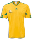 Camiseta de la selección de Sudáfrica para el Mundial de Sudáfrica 2010