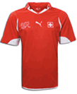 Camiseta de la selección de Suiza para el Mundial de Sudáfrica 2010