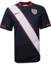 Camiseta de la segunda equipación de la selección Estados Unidos de para el Mundial de Sudáfrica 2010